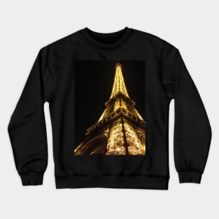 Eiffel Tower at Midnight Crewneck Sweatshirt